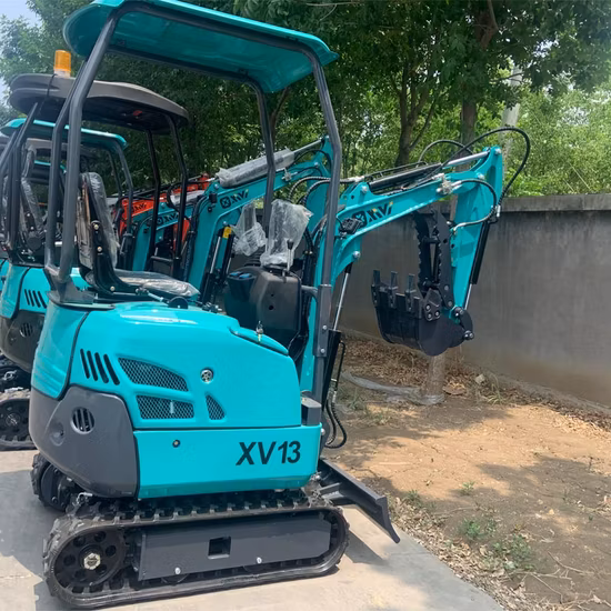 OEM sobre orugas 15t Mini Precio Digger Excavadora Bagger aprobada por CE para la venta