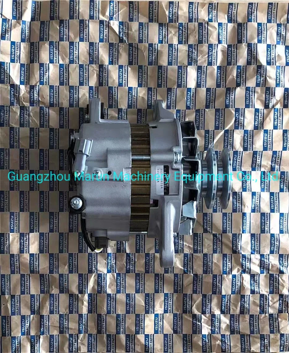 Excavator Spare Parts 6bg1 Engine Assembly Alternator Generator 1-81200530-0 1812005300 181200-5300 for Sh230 Machine Model