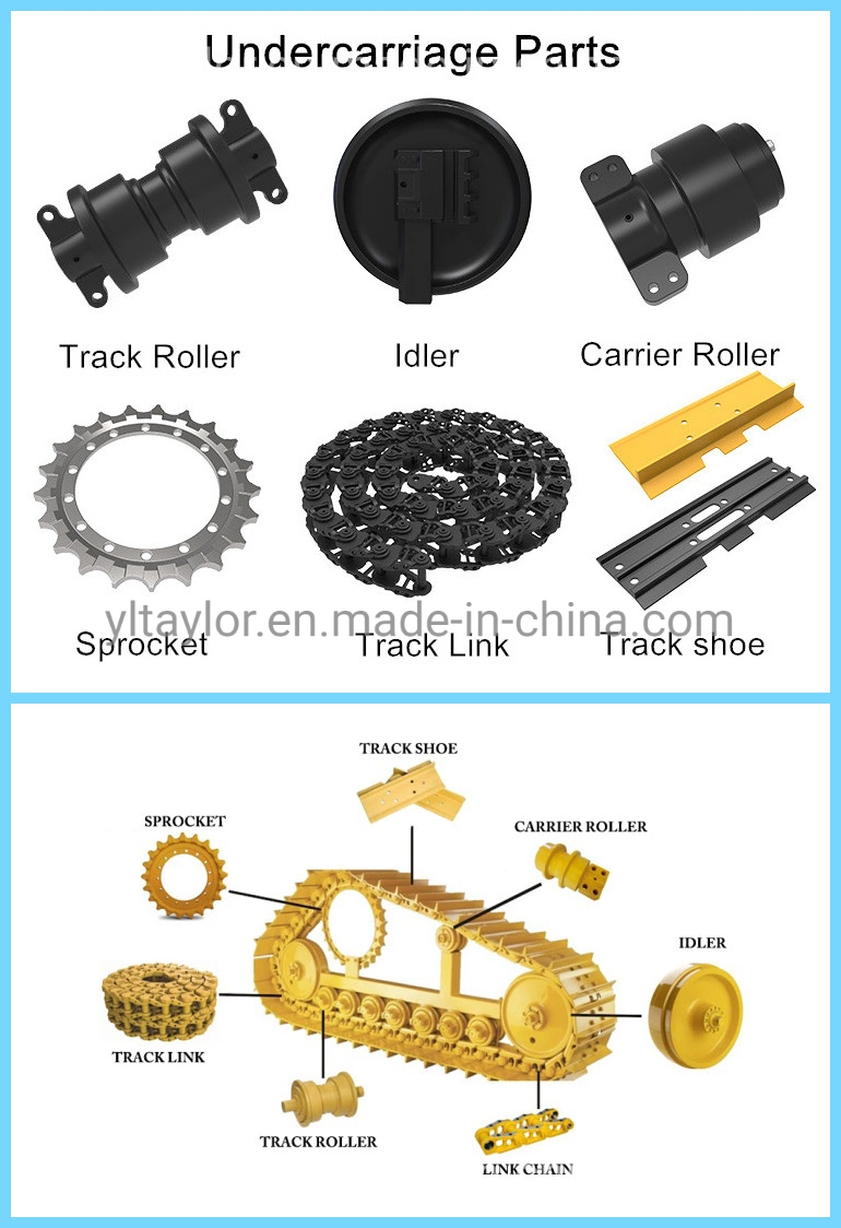Ihi Front Track Idler Assy for Mini Excavator Jcb Wheel Bulldozer Parts Idler Js220 Excavator Parts
