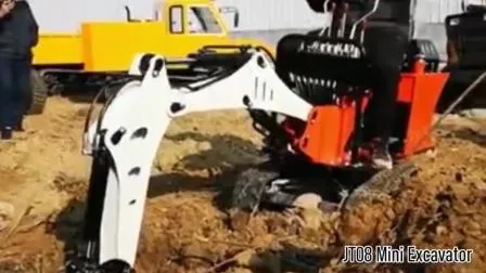 Excavadora con motor hidráulico, miniexcavadora giratoria paisajística, la miniexcavadora micro más pequeña