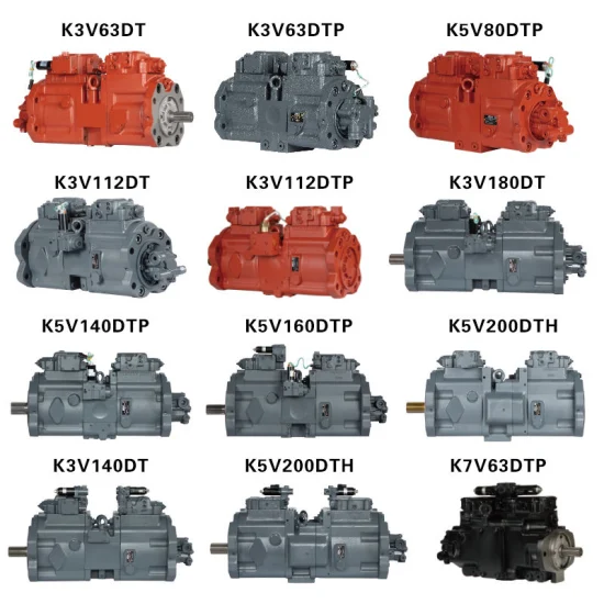 Bomba hidráulica de la bomba principal de la excavadora Volvo para Cat Komatsu Hyundai Volvo Hitachi Kobelco Doosan Daewoo Sumitomo Kyb Kawasaki Bomba de pistón de engranajes de alta presión