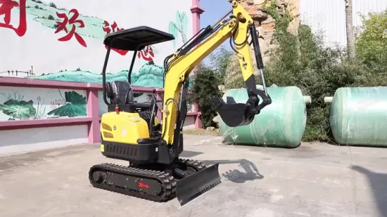 China vende miniexcavadora de 1,7 toneladas con chasis ajustable