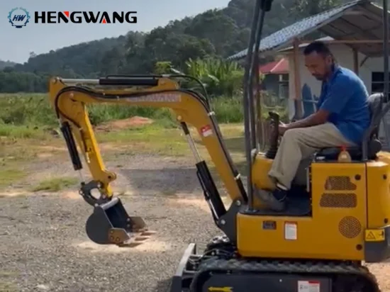 China Excavadora hidráulica pequeña de 2 toneladas para zanjas de excavación de invernaderos vegetales